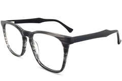 Rectangular Grey Acetate Glasses #BS2012-0233