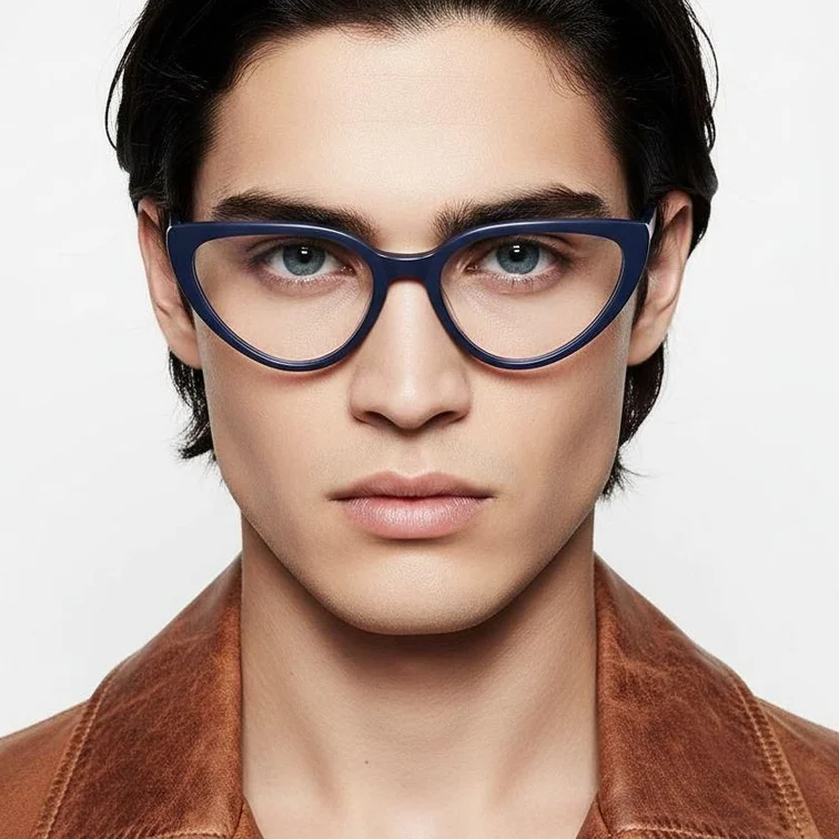 Gafas de acetato azul mariposa #BS2012-0237