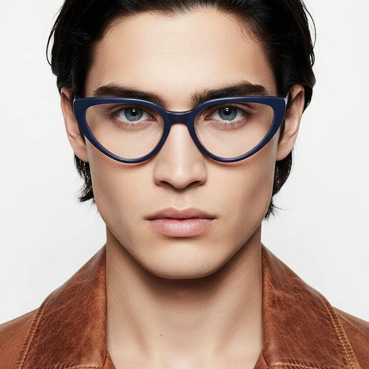 Gafas de acetato azul mariposa #BS2012-0237