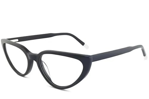 Lunettes papillon en acétate noir #BS2012-0238