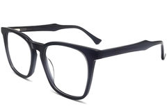 Rectangular Grey Acetate Glasses #BS2012-0245