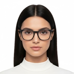 Gafas rectangulares de acetato gris #BS2012-0245