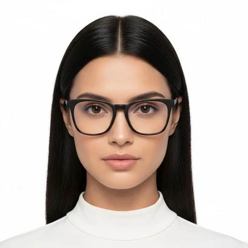 Rectangular Grey Acetate Glasses #BS2012-0245