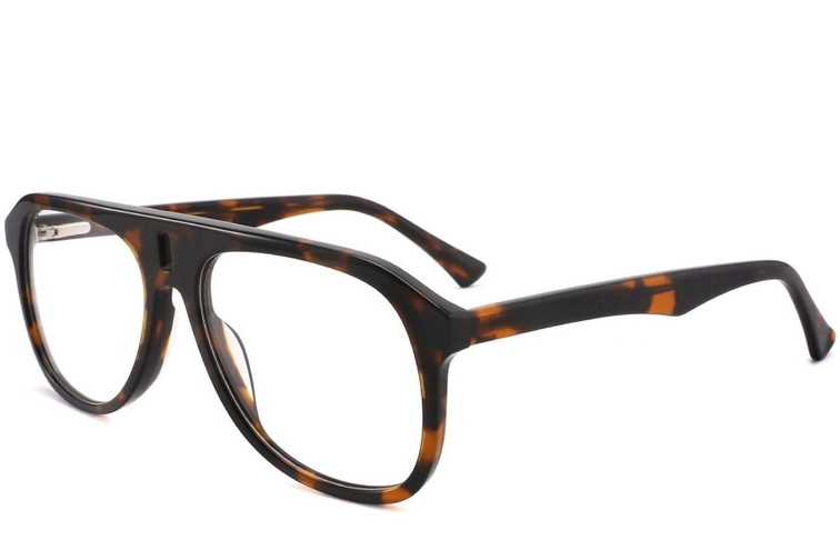 Aviator Tortoiseshell Acetate Glasses #BS2012-0254
