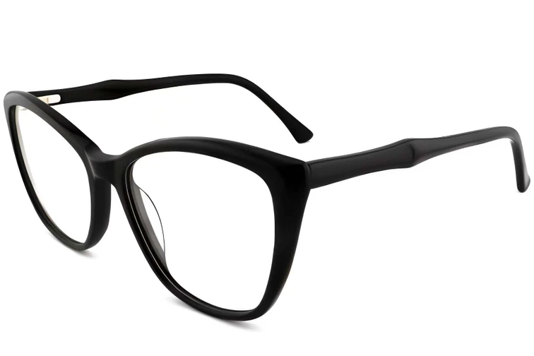 Gafas de acetato negras con forma de mariposa #BS2012-0260
