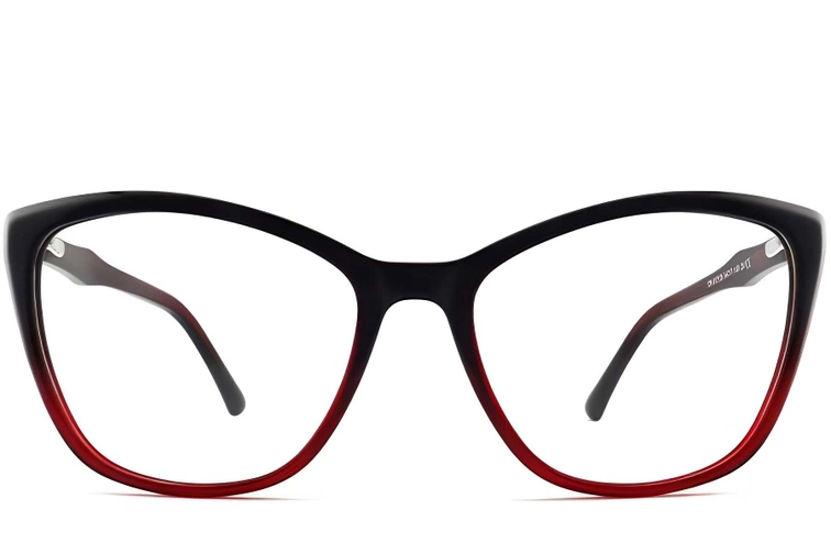 Gafas de acetato con forma de mariposa roja #BS2012-0261