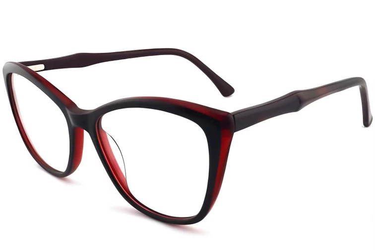 Gafas de acetato con forma de mariposa roja #BS2012-0262