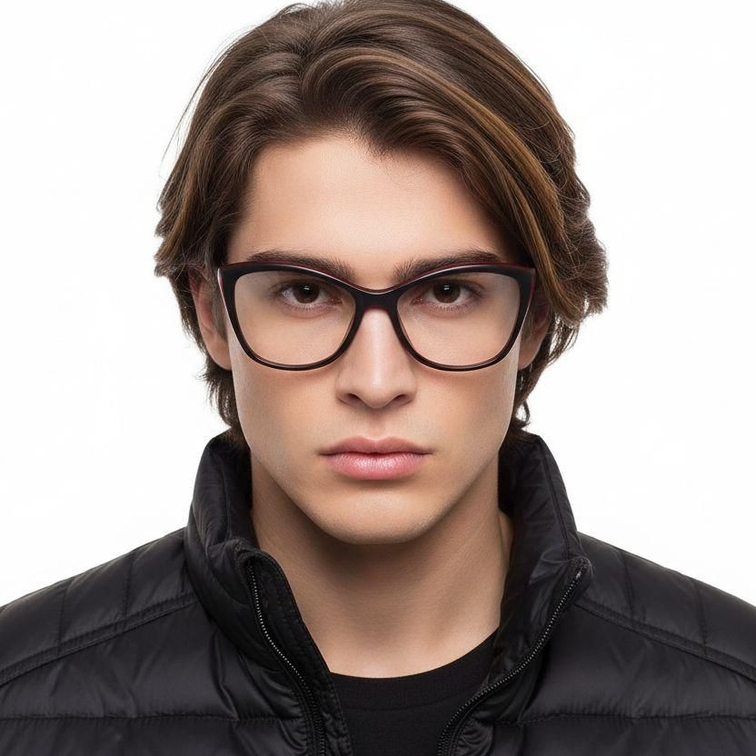 Gafas de acetato con forma de mariposa roja #BS2012-0262