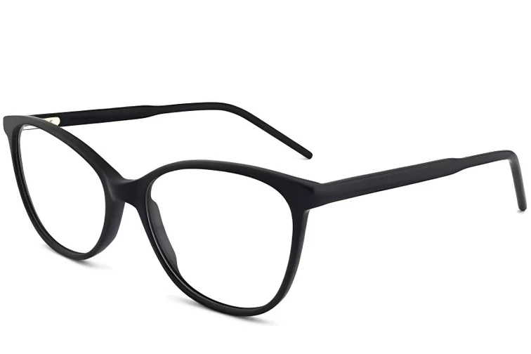 Gafas de acetato negras con forma de mariposa #BS2012-0264