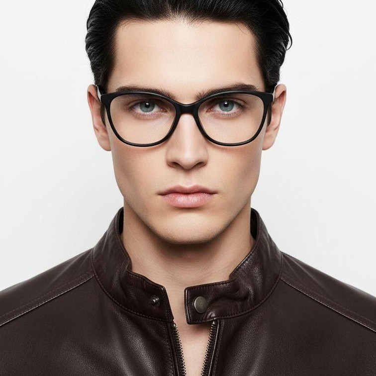 Butterfly Black Acetate Glasses #BS2012-0264