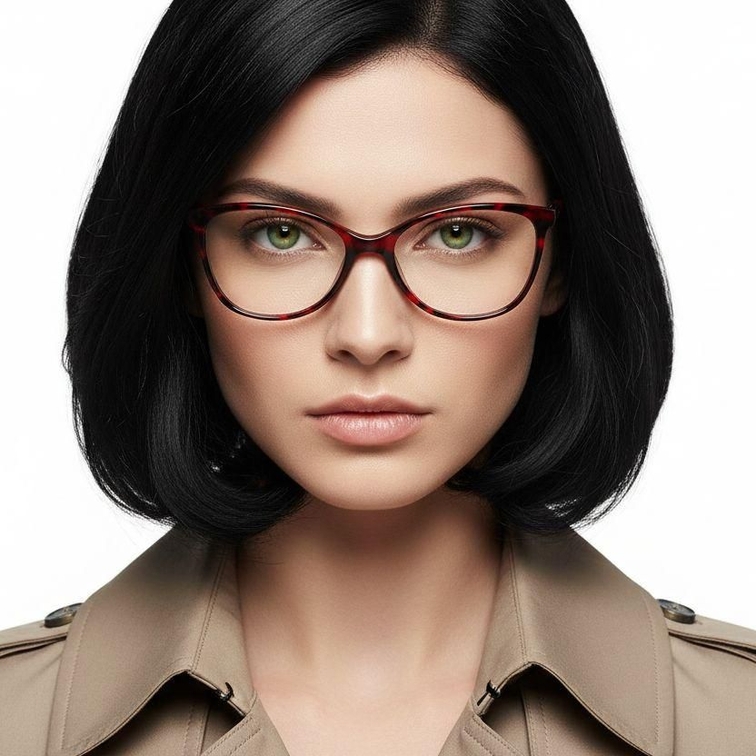 Schmetterlings-Schildpatt-Acetatbrille #BS2012-0265