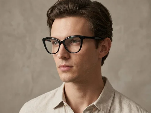 Lunettes papillon en acétate noir #BS2012-0268