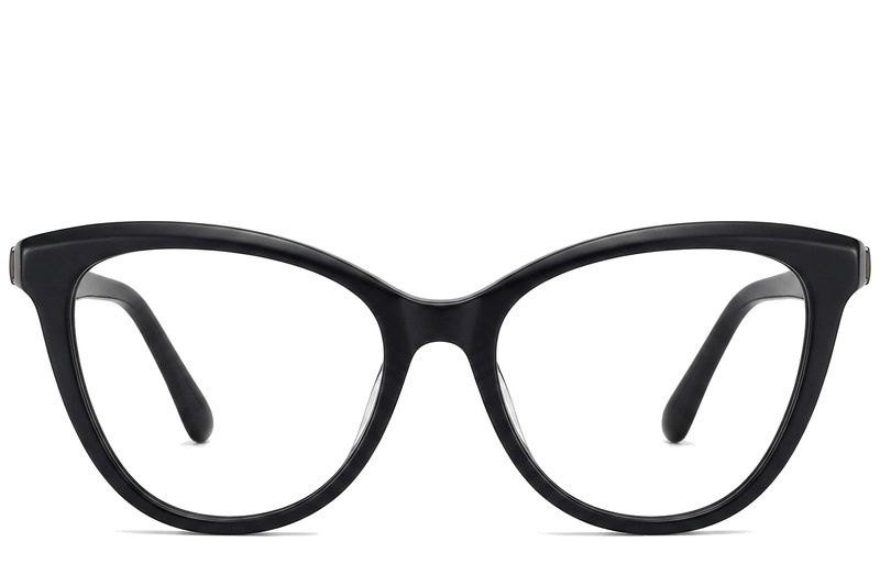 Gafas de acetato negras con forma de mariposa #BS2012-0268