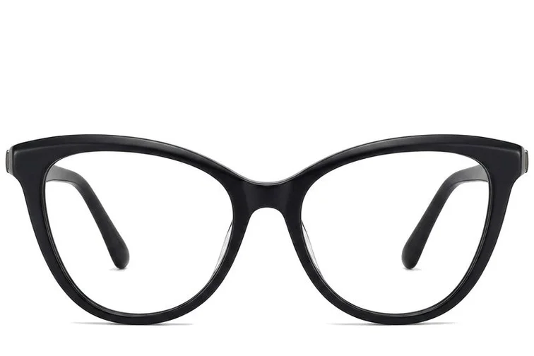 Gafas de acetato negras con forma de mariposa #BS2012-0268