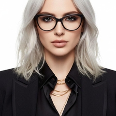 Butterfly Black Acetate Glasses #BS2012-0268