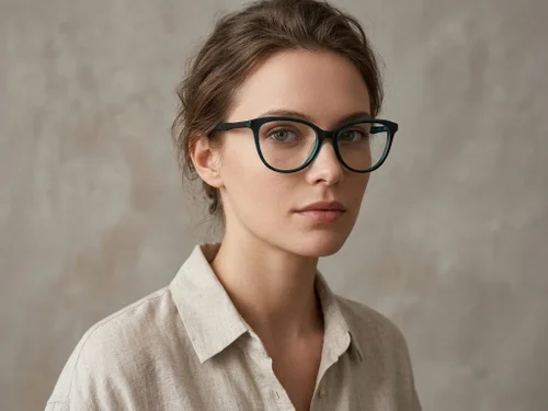 Lunettes papillon en acétate vert #BS2012-0269