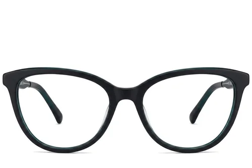 Lunettes papillon en acétate vert #BS2012-0269