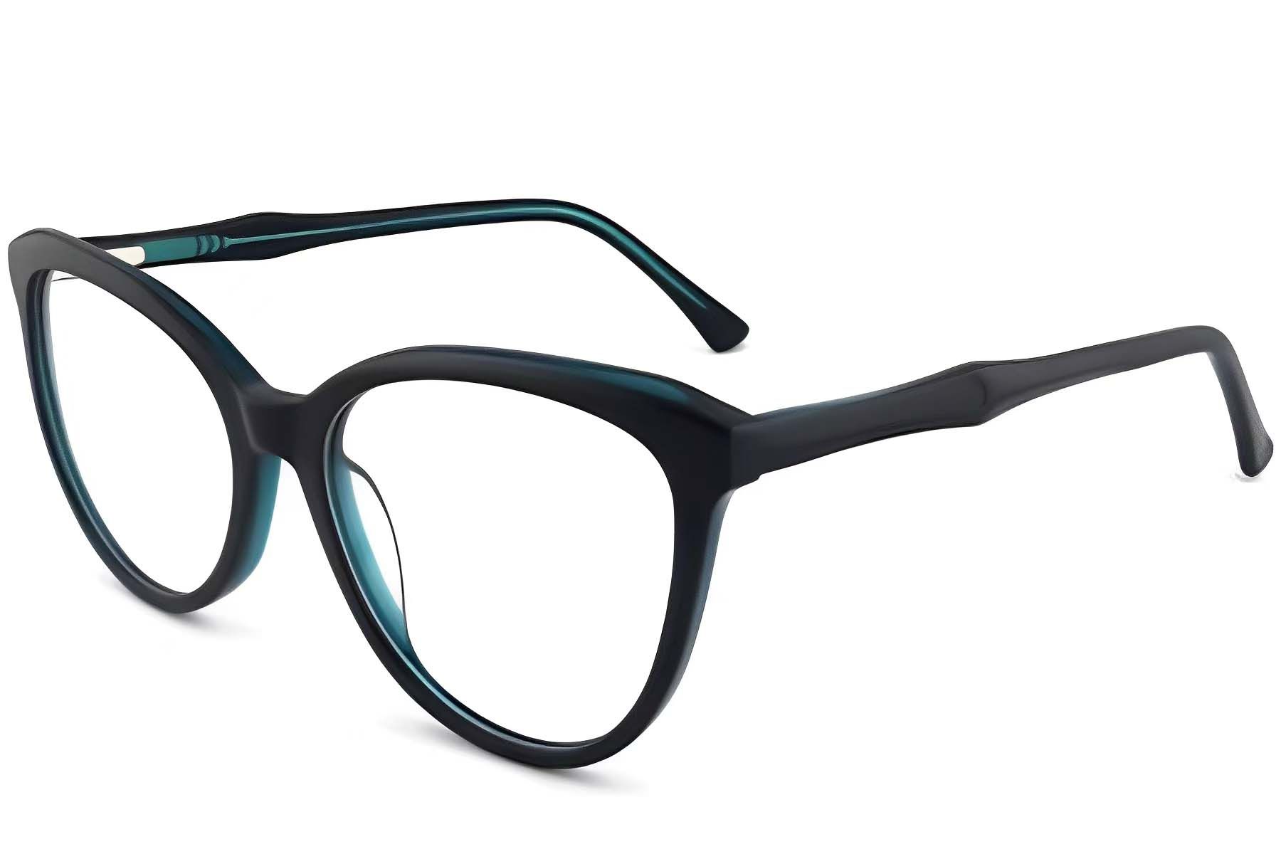 Schmetterlingsgrüne Acetatbrille #BS2012-0269