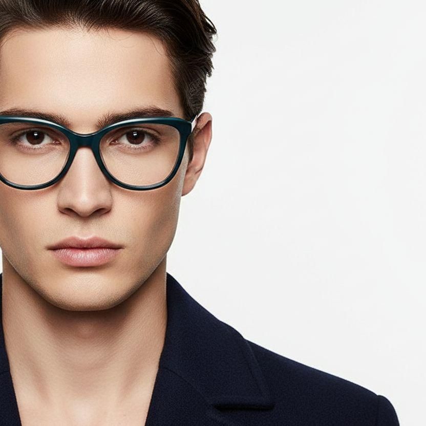 Gafas de acetato verde mariposa #BS2012-0269