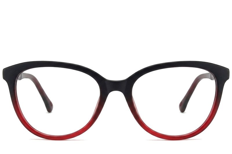 Butterfly Red Acetate Glasses #BS2012-0270