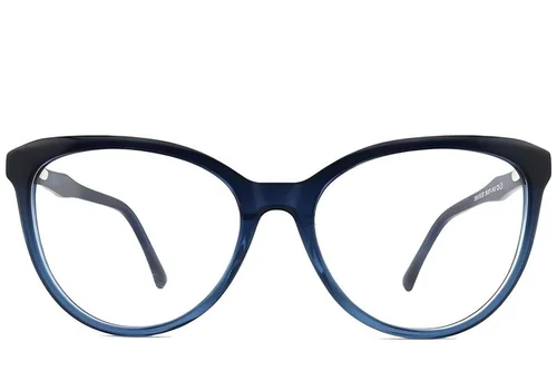 Lunettes papillon en acétate bleu #BS2012-0271