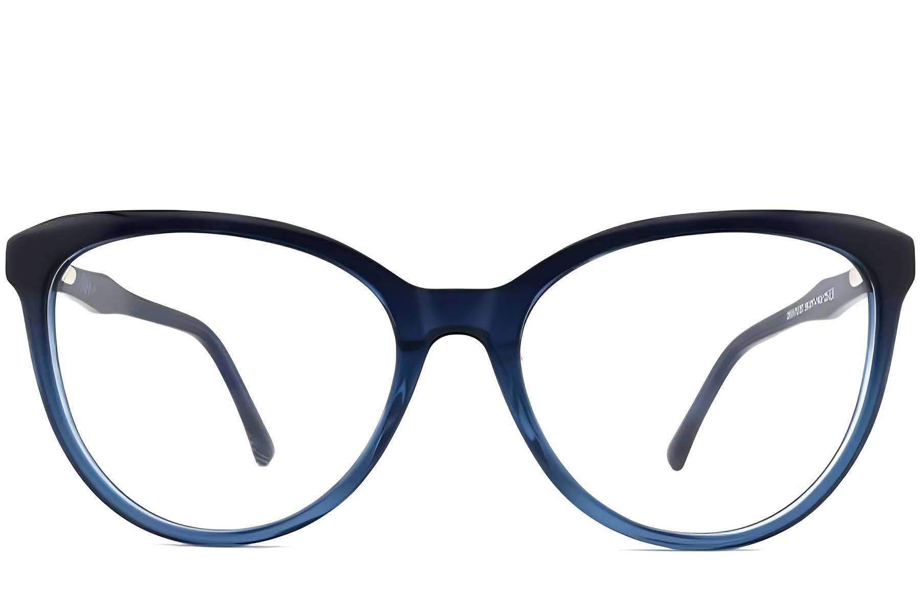 Occhiali in acetato blu farfalla #BS2012-0271