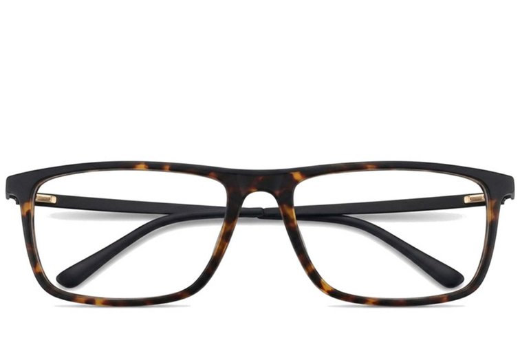 Rectangular Tortoiseshell Acetate Glasses #BS2012-0274