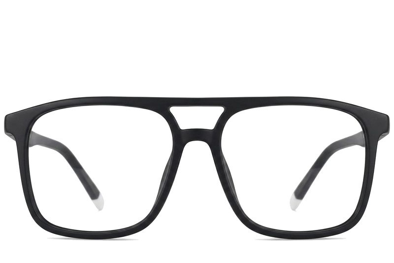 Aviator Zwarte Acetaat Bril #BS2012-0275