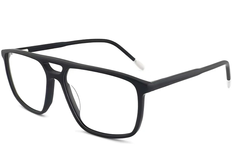 Aviator Black Acetate Glasses #BS2012-0275