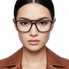 Pilotenbrille aus schwarzem Acetat #BS2012-0275