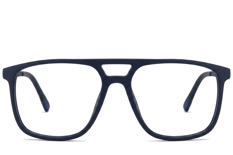 Gafas de acetato azul aviador #BS2012-0277