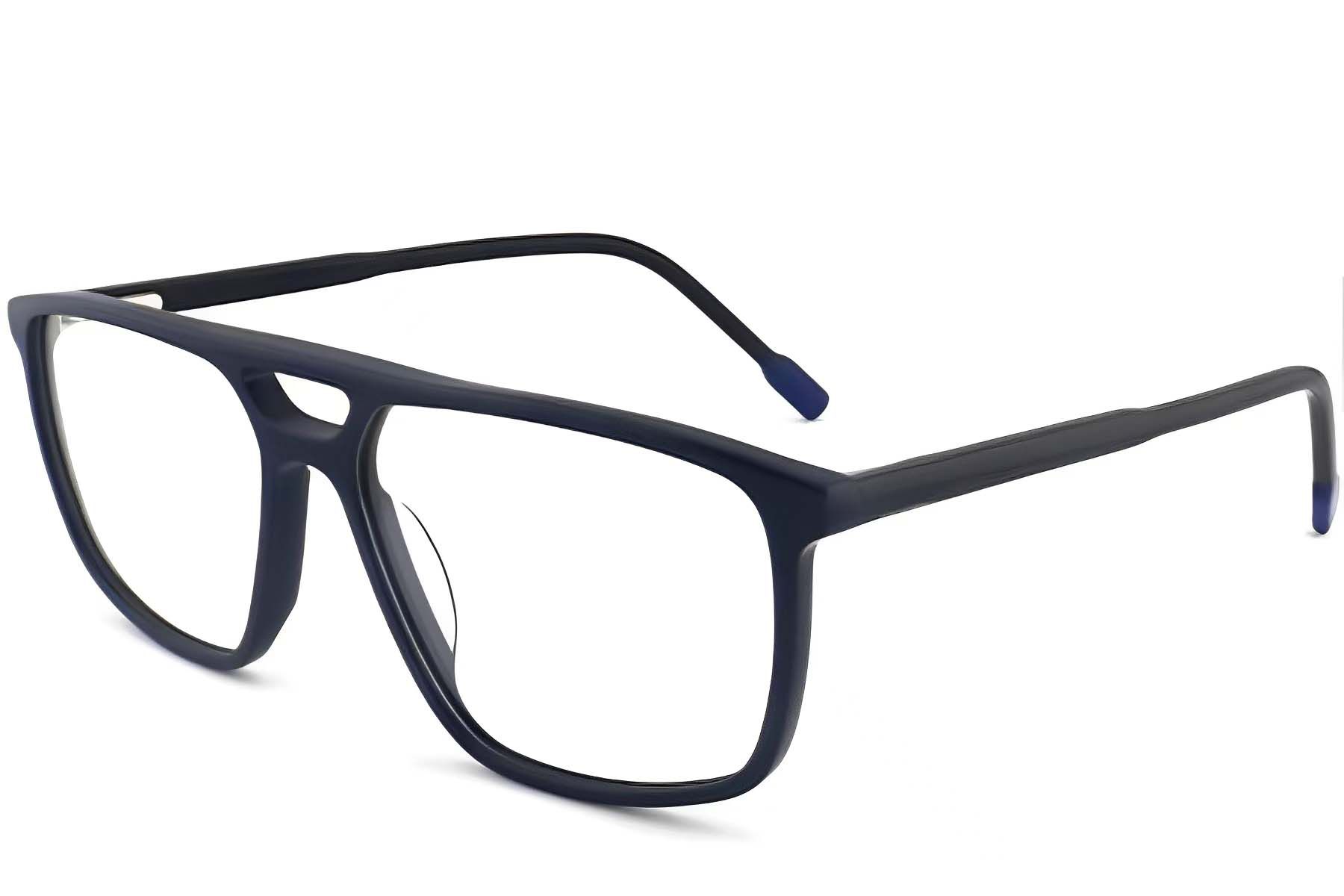 Aviator Blue Acetate Glasses #BS2012-0277