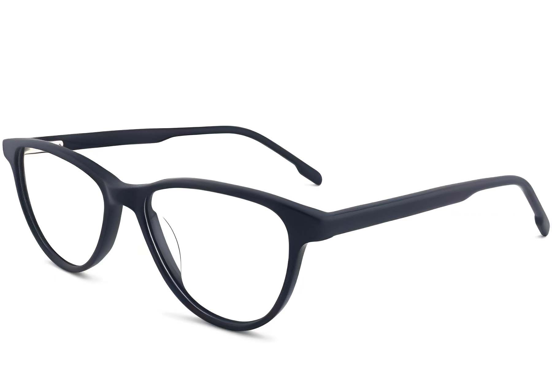 Oval Blue Acetate Glasses #BS2012-0292