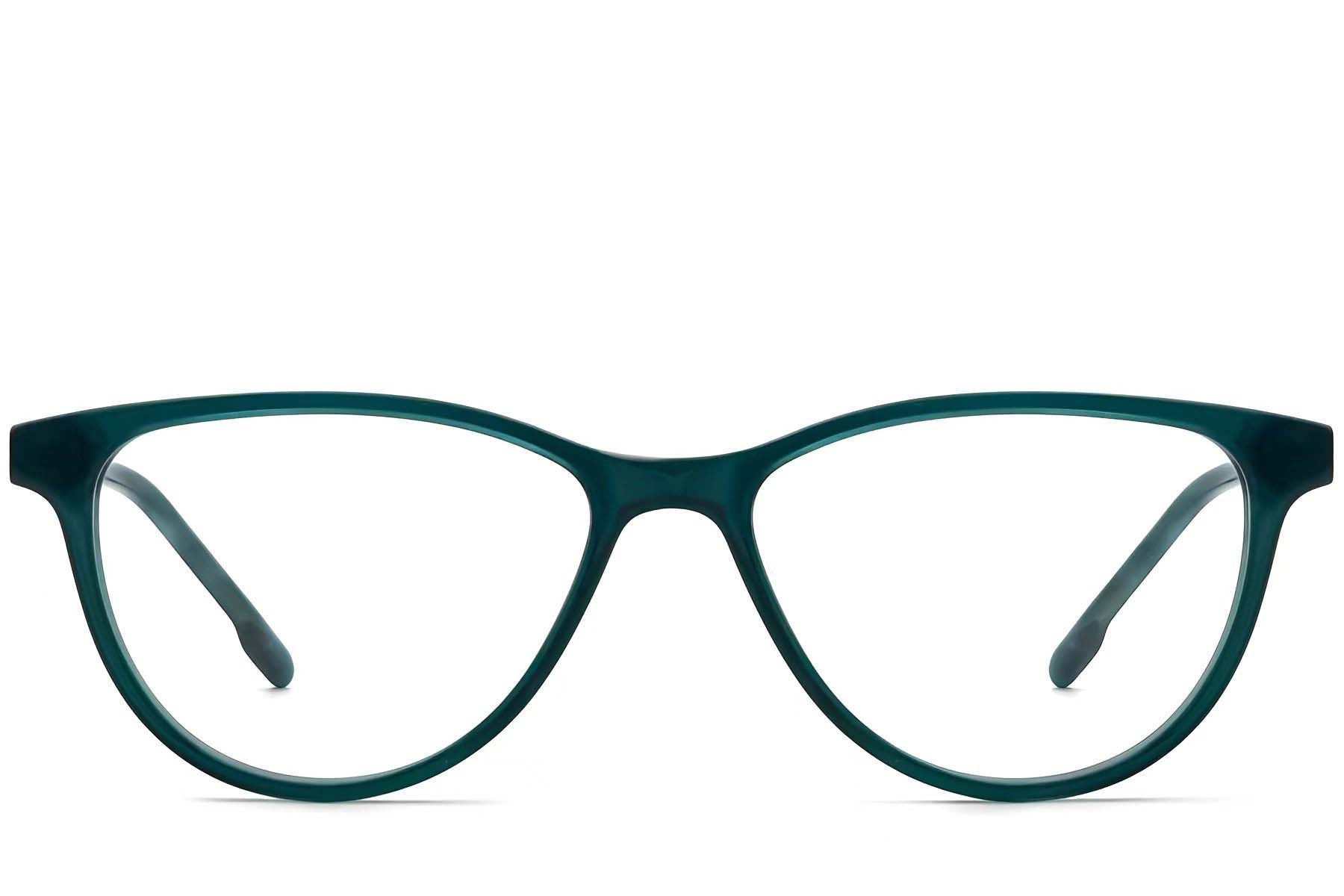 Oval Green Acetate Glasses #BS2012-0294
