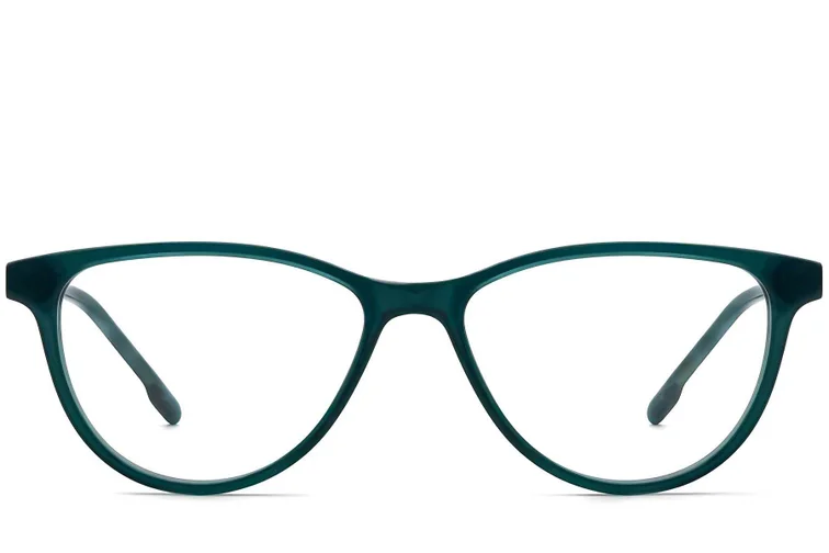 Oval Green Acetate Glasses #BS2012-0294