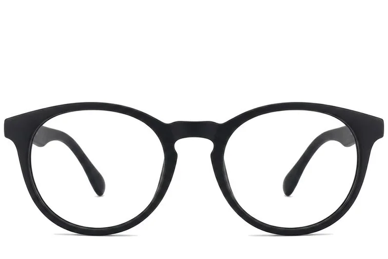 Lunettes rondes en acétate noir #BS2012-0296
