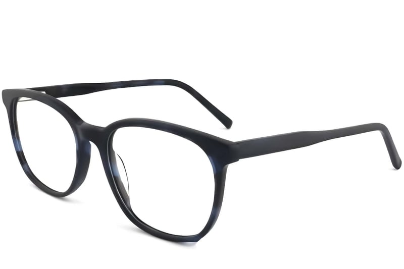 Oval Tortoiseshell Acetate Glasses #BS2012-0302
