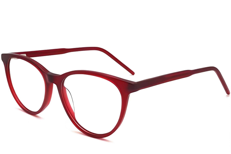 Butterfly Red Acetate Glasses #BS2012-0307