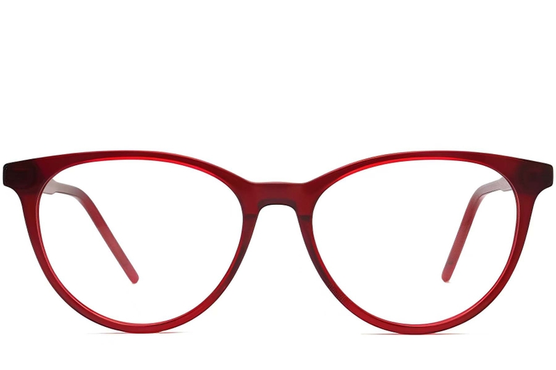 Butterfly Red Acetate Glasses #BS2012-0307