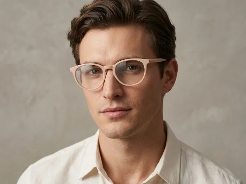 Lunettes papillon en acétate jaune #BS2012-0309
