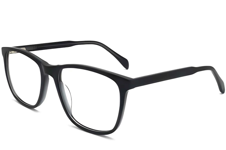 Gafas rectangulares de acetato gris #BS2012-0311