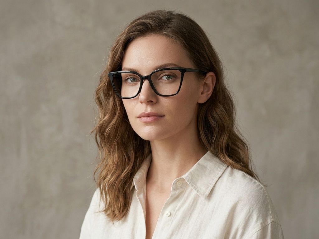 Butterfly Black Acetate Glasses #BS2012-0321