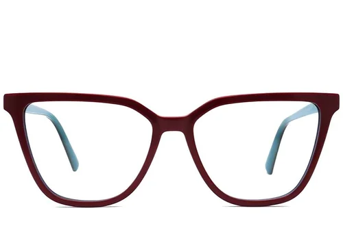 Lunettes papillon en acétate rouge #BS2012-0322