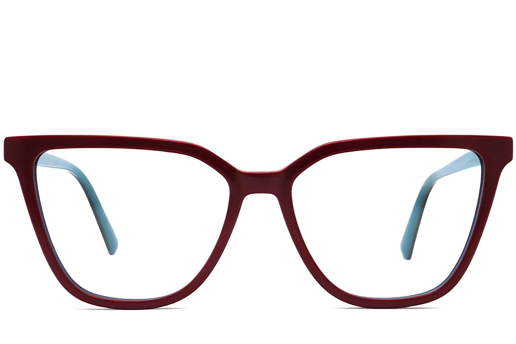 Butterfly Red Acetate Glasses #BS2012-0322