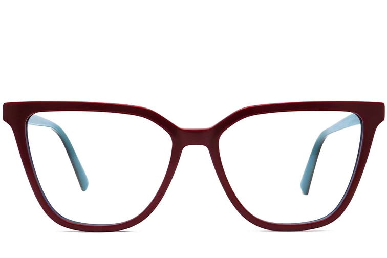 Butterfly Red Acetate Glasses #BS2012-0322