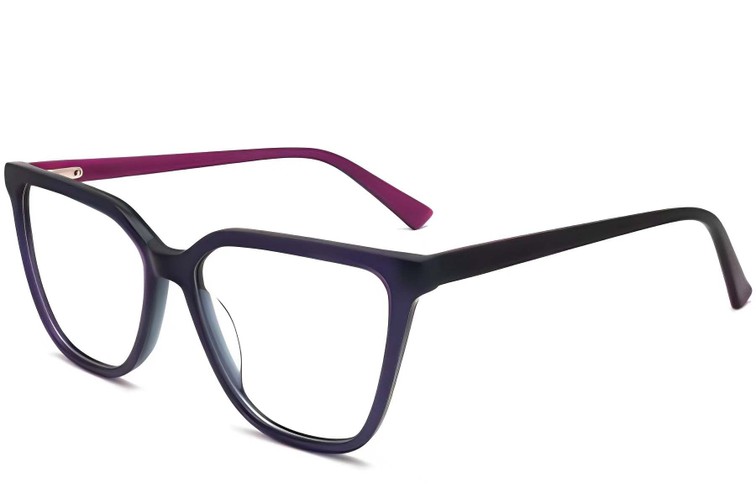 Lunettes papillon en acétate violet #BS2012-0323