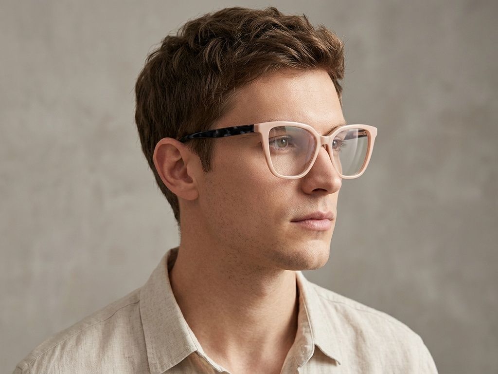 Bicchieri in acetato color crema con motivo a farfalla #BS2012-0324