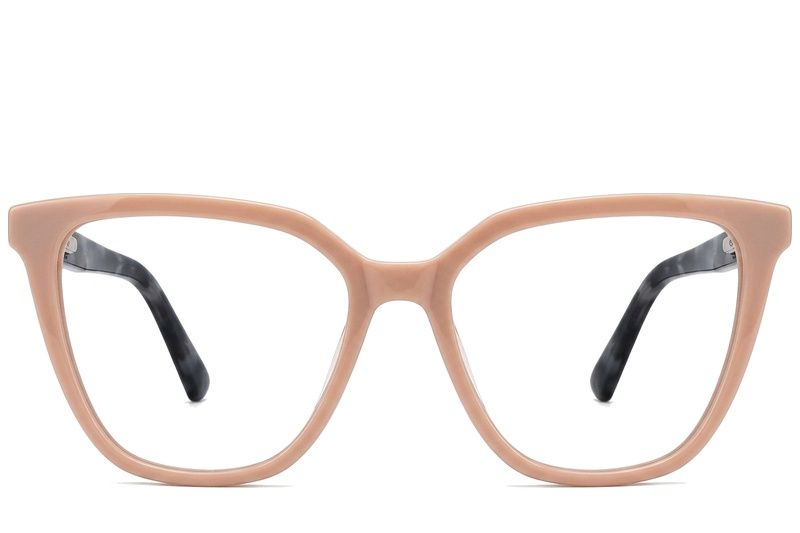 Bicchieri in acetato color crema con motivo a farfalla #BS2012-0324