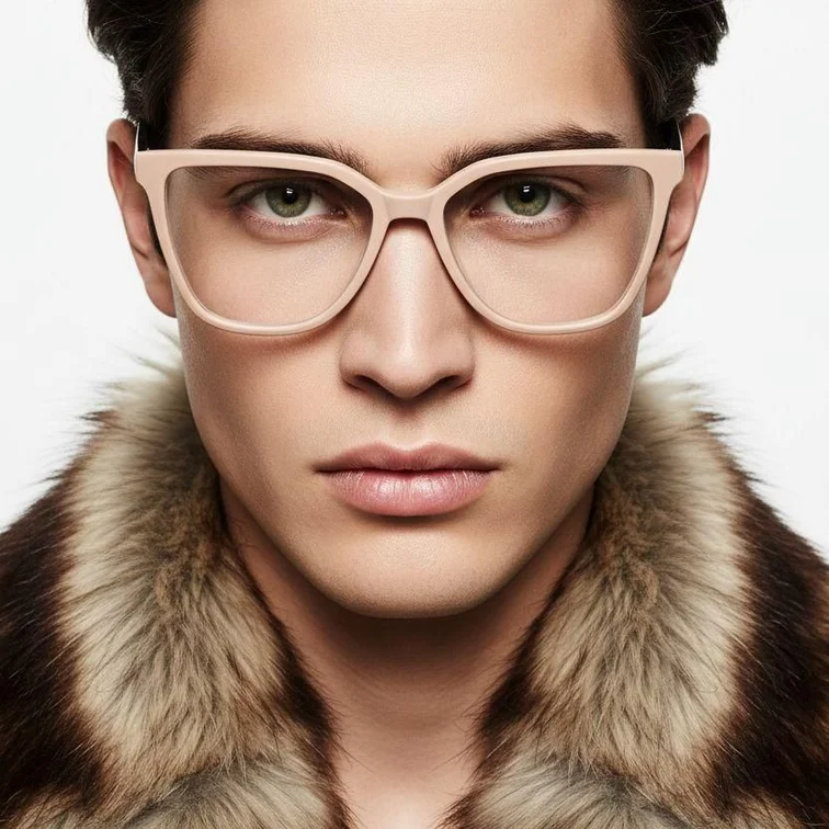 Butterfly Cream Acetate Glasses #BS2012-0324