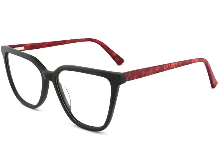 Gafas de acetato con diseño de mariposa roja #BS2012-0325